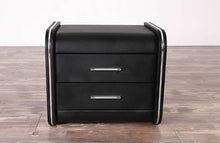 Load image into Gallery viewer, Greatime NL1002 Modern Vinyl Nightstand (More Colors Available)