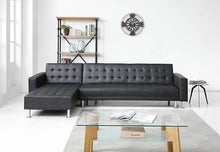 Load image into Gallery viewer, Greatime S2605 Leatherette Convertible Sectional Sofa (More Colors Available)