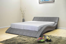 Load image into Gallery viewer, Greatime B1041-1 Wave-like Shape Upholstered Modern Platform Bed (More Colors Available)