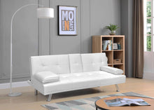 Load image into Gallery viewer, Greatime FL2601 Leatherette Convertible Sleeping Sofa (More Colors Available)
