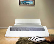 Load image into Gallery viewer, Greatime B1041-1 Wave-like Shape Upholstered Modern Platform Bed (More Colors Available)
