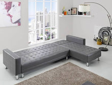 Load image into Gallery viewer, Greatime S2605 Leatherette Convertible Sectional Sofa (More Colors Available)