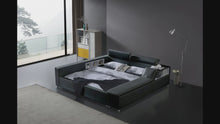 Load and play video in Gallery viewer, Greatime B2008 Modern Platform Bed with Siderail Storage (More Colors Available)
