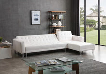 Load and play video in Gallery viewer, Greatime S2605 Leatherette Convertible Sectional Sofa (More Colors Available)
