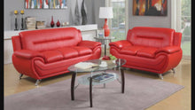 Load and play video in Gallery viewer, Greatime SS2301 leatherette Modern Sofa/Loveseat/Chair (More Colors Available)
