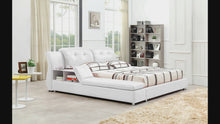 Load and play video in Gallery viewer, Greatime B2003 Modern Platform Bed with Side rail Storage (More Colors Available)

