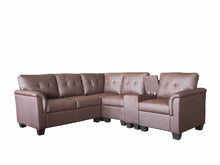 Load image into Gallery viewer, Greatime S2304  Vinyl Sectional Sofa (More Colors Available)
