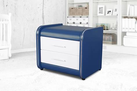 Greatime NL1002 Modern Vinyl Nightstand (More Colors Available)