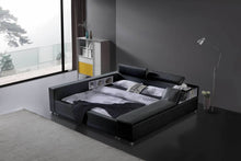 Load image into Gallery viewer, Greatime B2008 Modern Platform Bed with Siderail Storage (More Colors Available)

