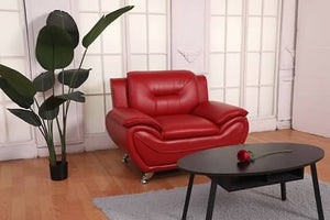 Greatime SS2301 leatherette Modern Sofa/Loveseat/Chair (More Colors Available)