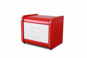Greatime NL1002 Modern Vinyl Nightstand (More Colors Available)