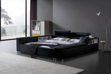 Load image into Gallery viewer, Greatime B2008 Modern Platform Bed with Siderail Storage (More Colors Available)
