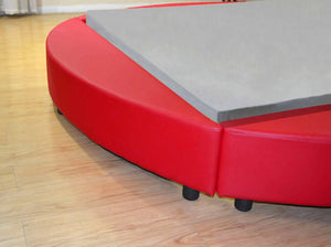 Greatime B1159 Modern Round Shape Platform Bed (More Colors Available)