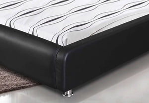 Greatime B2005 Modern Platform Bed with Adjustable Headrest