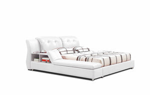 Greatime B2003 Modern Platform Bed with Side rail Storage (More Colors Available)
