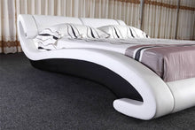 Load image into Gallery viewer, Luxury Platform Bed with S-shape Modern Design B2001
